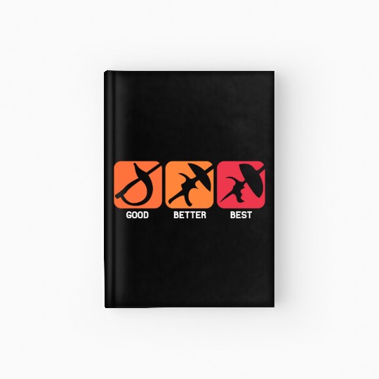 Fencing Swords Good Better Best Hardcover Journal