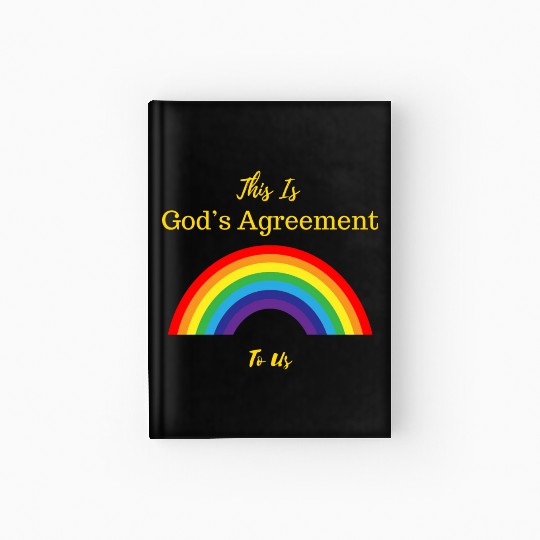 This is God's Agreement to us Gold Hardcover Journal