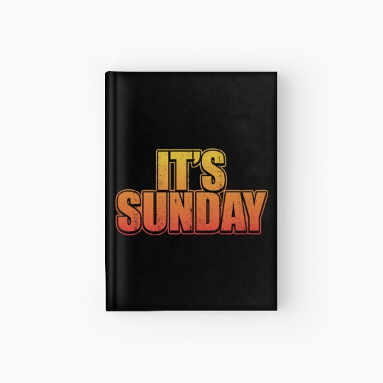 Grunge Sunday Vintage Jokes Distressed Prankster Hardcover Journal
