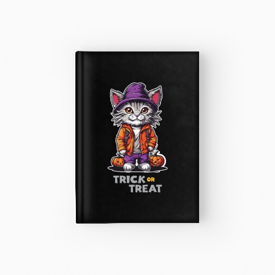 TRICK OR TREAT-Boss Cat Hardcover Journal