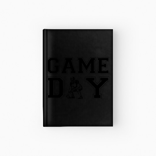 Game Day for Men Women Football Sunday Funday Hardcover Journal