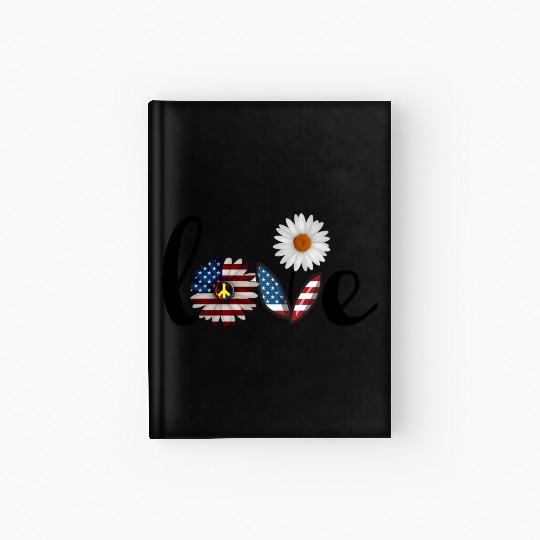 Love daisy solid Hardcover Journal