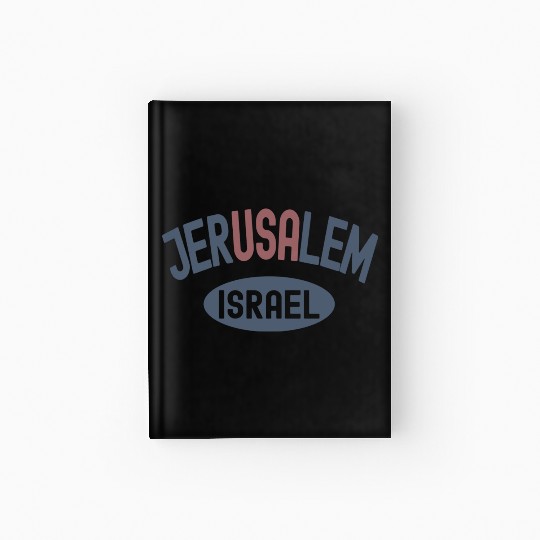 Usa Jerusalem Israel Hardcover Journal