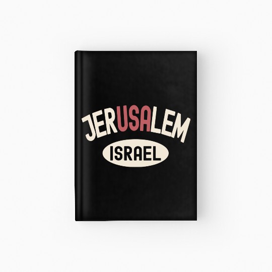 Usa Jerusalem Israel Hardcover Journal