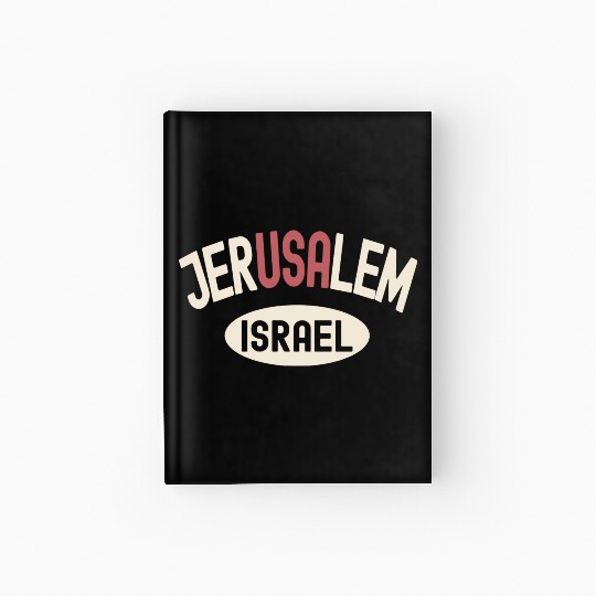 Usa Jerusalem Israel Hardcover Journal