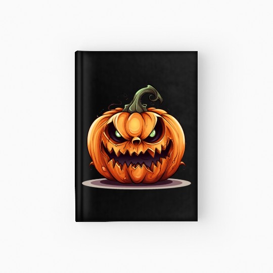 Halloween pumpkin Hardcover Journal