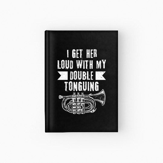 Mellophonist Musical Instrument Orchestra Hardcover Journal