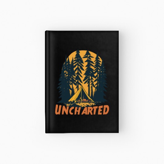 Camping Hardcover Journal, Solo Camping, Night Camping