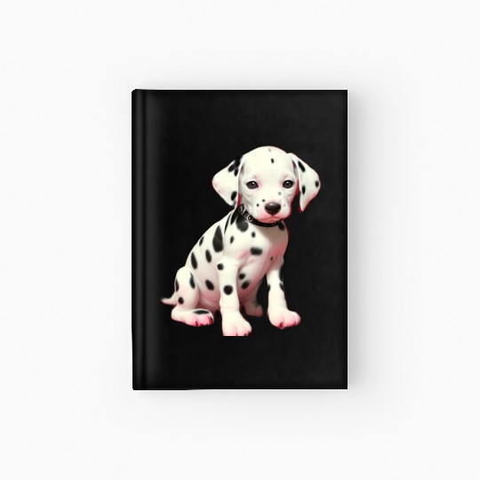 Dalmatian puppy Hardcover Journal