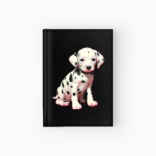 Dalmatian puppy Hardcover Journal
