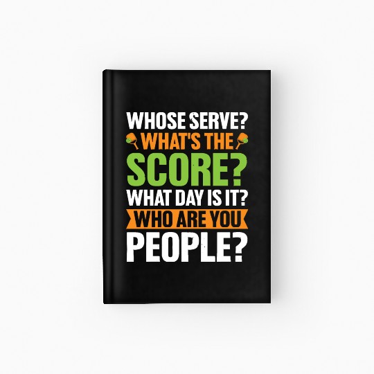 The Score Pickleball Lover Hardcover Journal