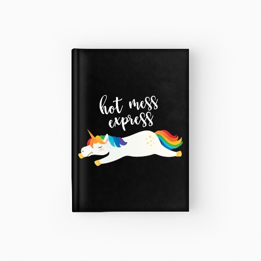 Hot Mess Express Magical Unicorn Hardcover Journal