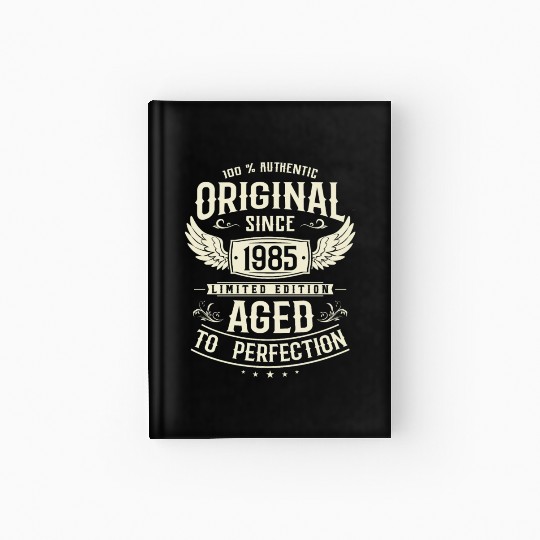 1985 Vintage Birthday Surprise Hardcover Journal