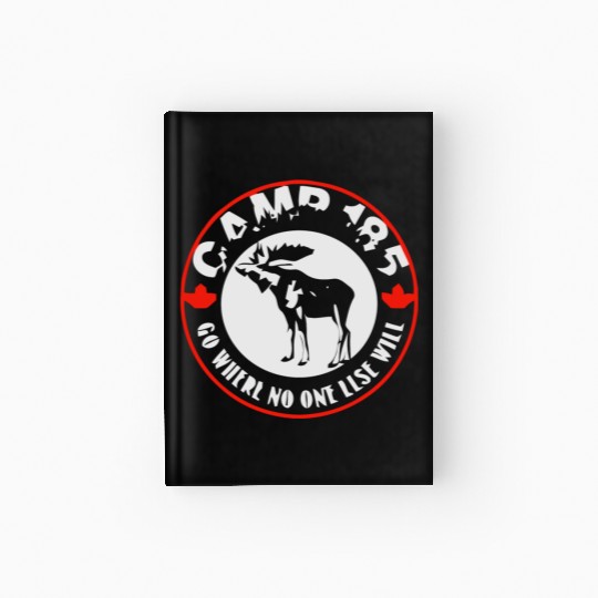 Camp 185 Moose Hardcover Journal