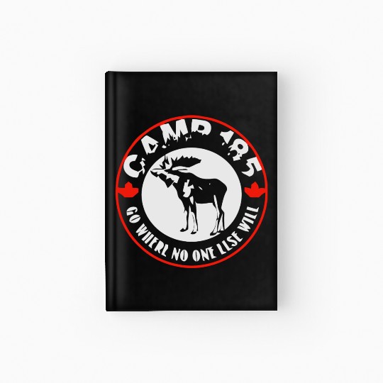 Camp 185 Moose Hardcover Journal