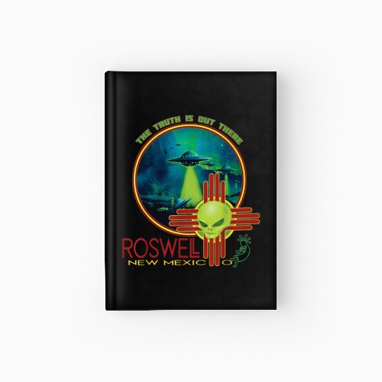 Roswell Aviation New Mexico Alien UFO Hardcover Journal