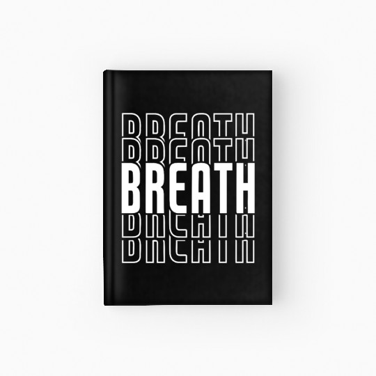 Breath Yoga Meditation Hardcover Journal