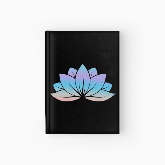 Lotus, Yoga Meditation Hardcover Journal