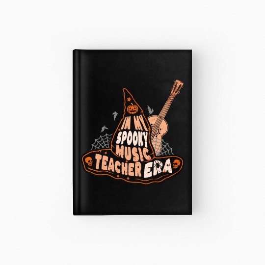 In My Spooky Music Teacher Era Witch Hardcover Journal