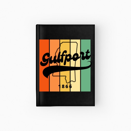 Gulfport Mississippi 1866 Hardcover Journal