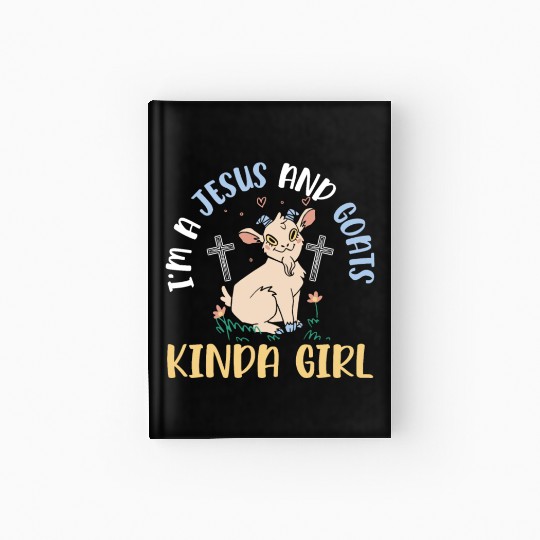 Goat Lover Kid Ranch Wool Farm Animal Farming Hardcover Journal