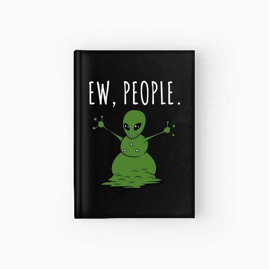 Ew People Alien Snowman Hardcover Journal