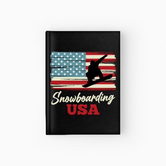 Snowboarding USA! Freestyle Snowboarders Hardcover Journal