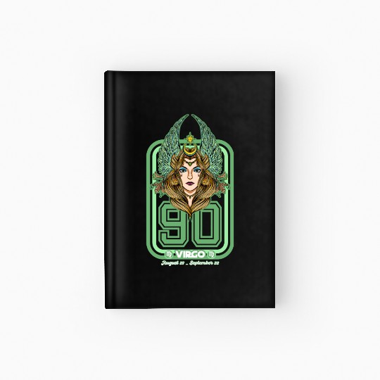 Virgo Born in 1990 Zodiac star sign horoscope Astr Hardcover Journal