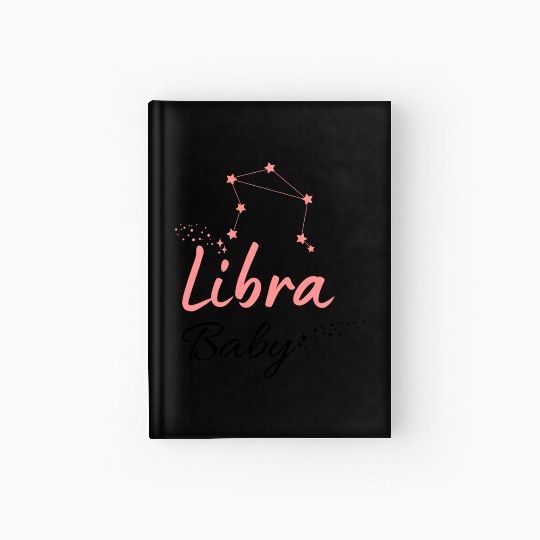 Libra Baby Astrology Cute Hardcover Journal