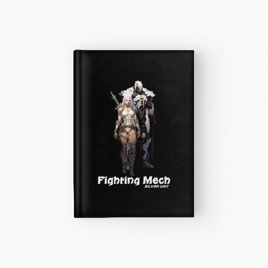 Fighting Mech (Silver Unit) Hardcover Journal