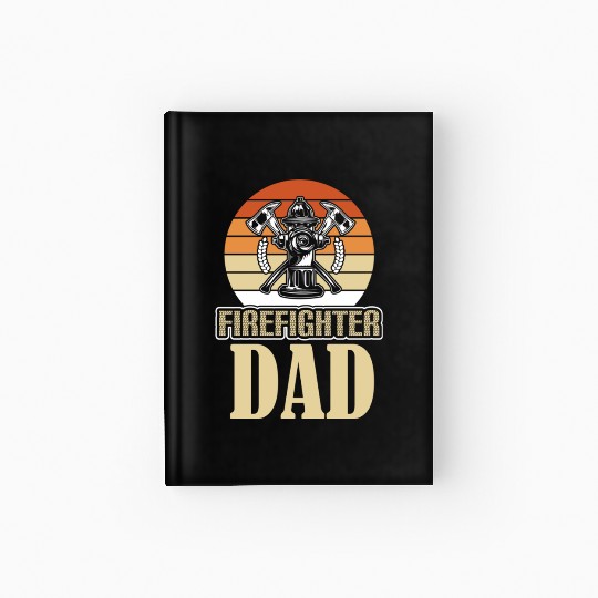FIREFIGHTER DAD Hardcover Journal