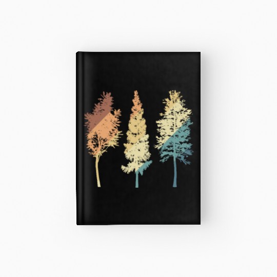 Tree Friends in Nature Leaves Environment Hardcover Journal