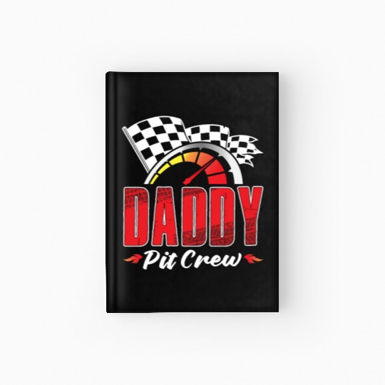 Daddy Pit Crew Hardcover Journal