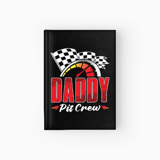 Daddy Pit Crew Hardcover Journal