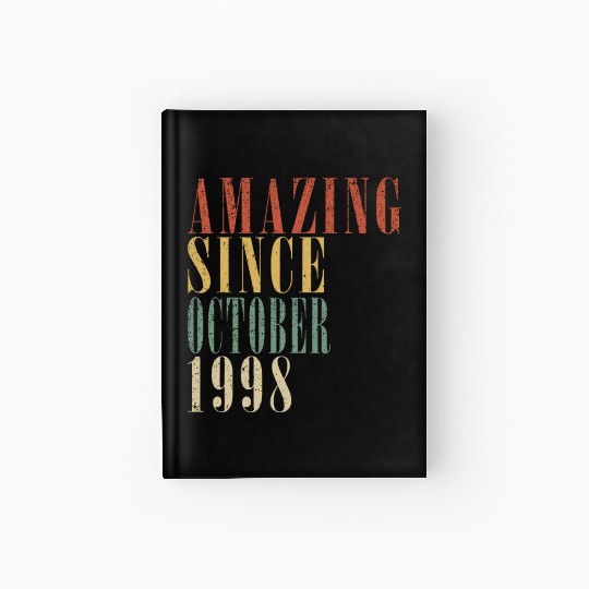 october 1998 Anniversary october 1998 october Hardcover Journal