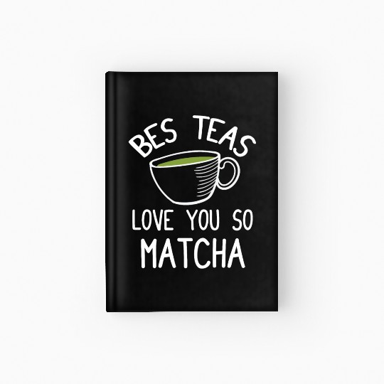 Green Tea Lover Japanese Matcha Latte Drink Matcha Hardcover Journal