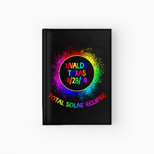 Total Solar Eclipse Uvalde Texas 4/28/24 Kids Hardcover Journal