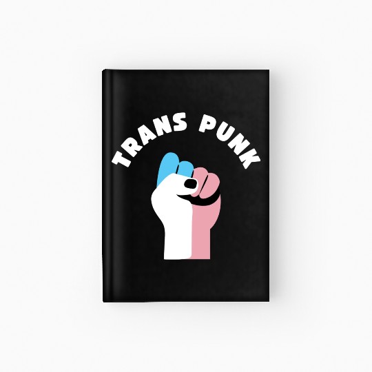 Trans Punk Transgender Pride Hardcover Journal
