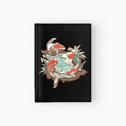 Tranquil Oasis: Koi Pond Serenity Hardcover Journal