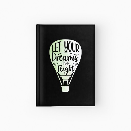 Balloon Ride | Hot Air Balloon Aviation Gifts Hardcover Journal
