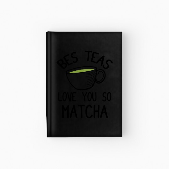 Green Tea Lover Japanese Matcha Latte Drink Matcha Hardcover Journal