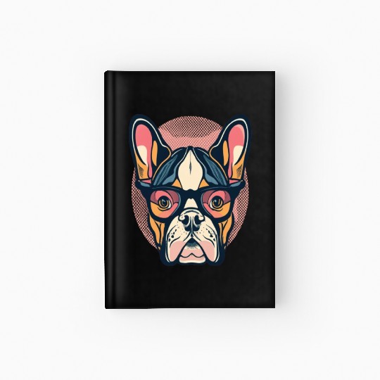FRENCH BULLDOG DOG LOVERS Hardcover Journal