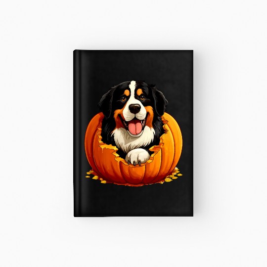 Halloween Bernese Mountain Dog Hardcover Journal