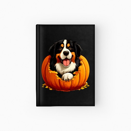 Halloween Bernese Mountain Dog Hardcover Journal