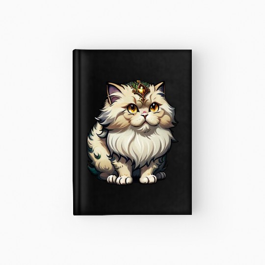 The Prince of Persian cat Hardcover Journal
