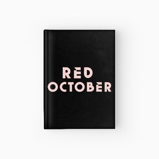 Red october phillies Hardcover Journal