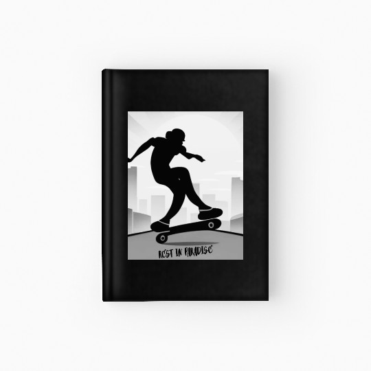 Skateboarder - Rest In Paradise Hardcover Journal