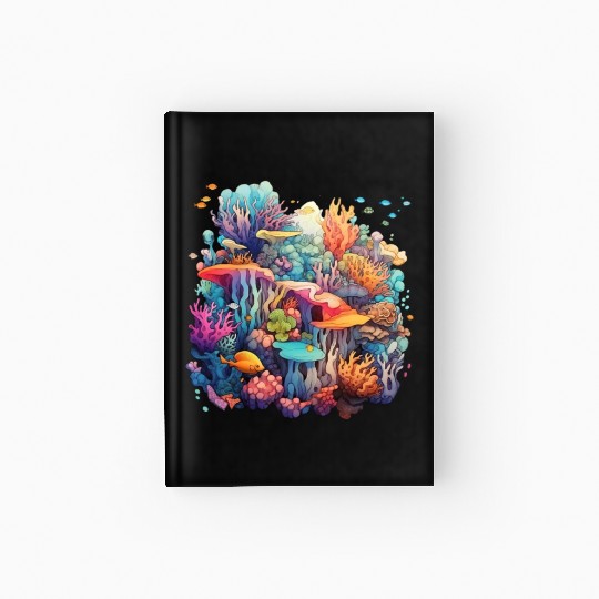 Coral Kaleidoscope: Nature's Mosaic Hardcover Journal