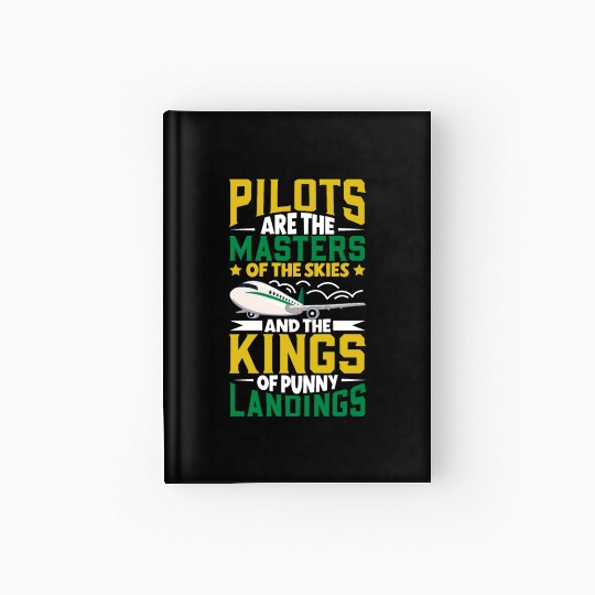 Pilot Aviation Airplane Airline Future Pilots Hardcover Journal