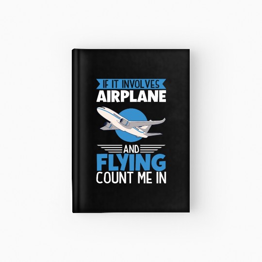 Pilot Aviation Airplane Airline Future Pilots Hardcover Journal